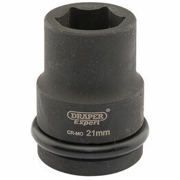Draper 05002 Expert 21mm 3/4" Square Drive Hi-Torq&#174; 6 Point Impact Socket