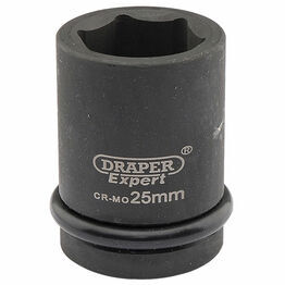 Draper 05006 Expert 25mm 3/4" Square Drive Hi-Torq&#174; 6 Point Impact Socket