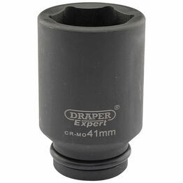 Draper 05072 Expert 41mm 3/4" Square Drive Hi-Torq&#174; 6 Point Deep Impact Socket