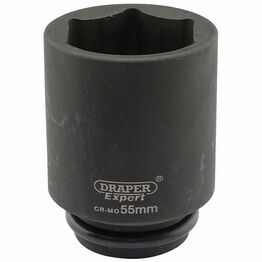 Draper 05085 Expert 55mm 3/4" Square Drive Hi-Torq&#174; 6 Point Deep Impact Socket