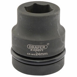 Draper 05105 Expert 24mm 1" Square Drive Hi-Torq&#174; 6 Point Impact Socket