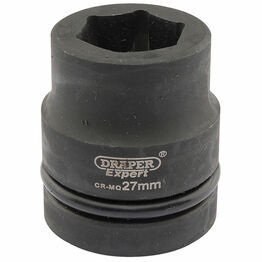Draper 05108 Expert 27mm 1" Square Drive Hi-Torq&#174; 6 Point Impact Socket