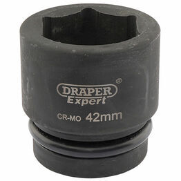 Draper 05122 Expert 42mm 1" Square Drive Hi-Torq&#174; 6 Point Impact Socket