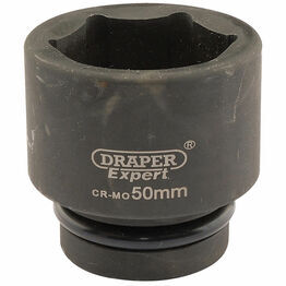 Draper 05125 Expert 50mm 1" Square Drive Hi-Torq&#174; 6 Point Impact Socket
