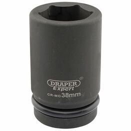 Draper 05151 Expert 38mm 1" Square Drive Hi-Torq&#174; 6 Point Deep Impact Socket