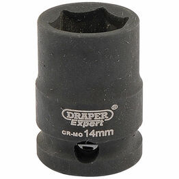 Draper 06874 Expert 14mm 3/8" Square Drive Hi-Torq&#174; 6 Point Impact Socket