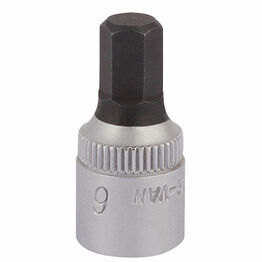 Draper 11127 6mm 1/4" Sq. Dr. Elora Hexagon Screwdriver Socket