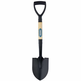 Draper 15072 Round Point Mini Shovel with Wood Shaft
