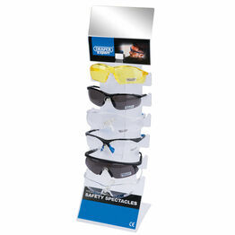 Draper 23341 Countertop Display of Six Safety Spectacles