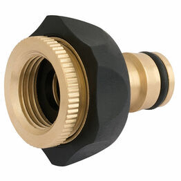Draper 24646 Brass and Rubber Tap Connector (1/2" - 3/4")