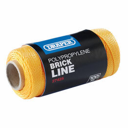Draper 27425 Orange Propylene Brick Line (100M)