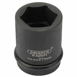 Draper 28719 27mm 3/4" Sq. Dr. Hi-Torq&#174; 6 Point Impact Socket