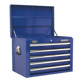 Sealey AP26059TC Topchest 5 Drawer with Ball Bearing Slides - Blue