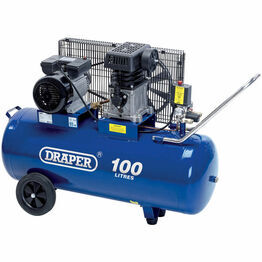 Draper 31254 100L Belt-Driven Air Compressor (2.2kW)