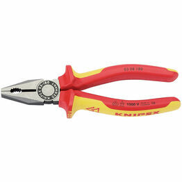 Draper 31918 Knipex 03 08 180UKSBE VDE Fully Insulated Combination Pliers (180mm)