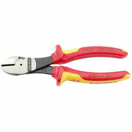 Draper 31927 Knipex 74 08 180UKSBE VDE Fully Insulated High Leverage Diagonal Side Cutters (180mm)
