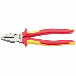 Draper 32018 Knipex 02 08 225UKSBE VDE Fully InsulatedHigh Leverage Combination Pliers (225mm)
