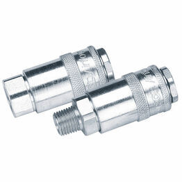 Draper 37827 1/4" Female Thread PCL Parallel Airflow Coupling (Sold Loose)