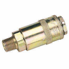 Draper 37833 1/4" Male Thread PCL Tapered Airflow Coupling (Sold Loose)