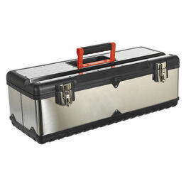 Sealey AP660S Stainless Steel Toolbox 660mm with Tote Tray