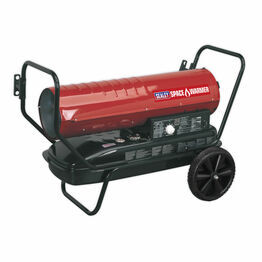 Sealey AB1008 Space Warmer&reg; Paraffin/Kerosene/Diesel Heater 100,000Btu/hr with Wheels