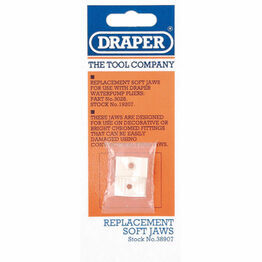Draper 38907 Spare Set Of Soft Jaws For 19207 Waterpump Pliers