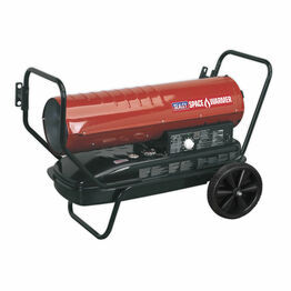 Sealey AB1258 Space Warmer&reg; Paraffin/Kerosene/Diesel Heater 125,000Btu/hr with Wheels