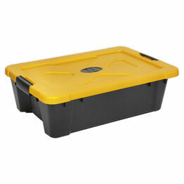 Sealey APB27 Composite Stackable Storage Box with Lid 27ltr