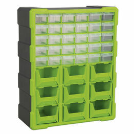Sealey APDC39HV Cabinet Box 39 Drawer - Hi-Vis Green/Black