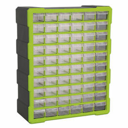 Sealey APDC60HV Cabinet Box 60 Drawer - Hi-Vis Green/Black