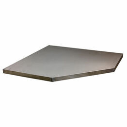 Sealey APMS60SS Stainless Steel Worktop for Modular Corner Cabinet 865mm
