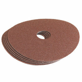 Draper 58617 115mm 60Grit Aluminium Oxide Sanding Disc Pack of 5