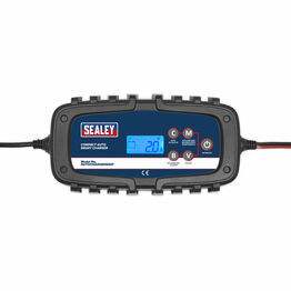 Sealey AUTOCHARGE650HF Compact Auto Smart Charger 6.5A 9-Cycle 6/12V - Lithium