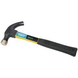 Draper 62163 450G (16oz) Fibreglass Shafted Claw Hammer