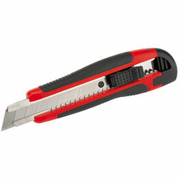 Draper 68667 Soft-Grip Retractable Trimming Knife (18mm)