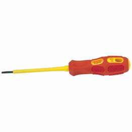 Draper Expert 69216 2.5mm x 75mm Fully Insulated Plain Slot Screwdriver (Sold Loose)