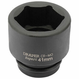 Draper 71833 41mm 3/4" Sq. Dr. Hi-Torq&#174; 6 Point Impact Socket