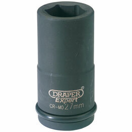 Draper 71908 27mm 3/4" Sq. Dr. Hi-Torq&#174; 6 Point Deep Impact Socket