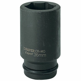 Draper 71940 36mm 3/4" Sq. Dr. Hi-Torq&#174; 6 Point Deep Impact Socket