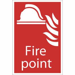 Draper 72445 Fire Point' Fire Equipment Sign