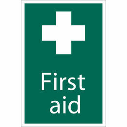 Draper 72534 First Aid' Safety Sign