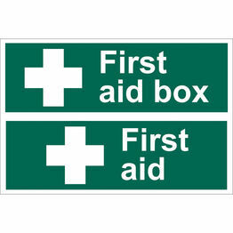 Draper 72542 First Aid Box ' Safety Sign