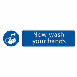 Draper 73157 Wash Your Hands' Mandatory Sign
