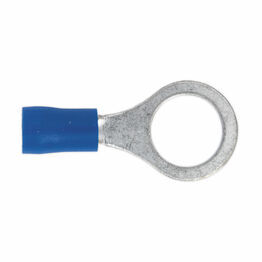 Sealey BT23 Easy-Entry Ring Terminal &#8709;10.5mm (3/8") Blue Pack of 100