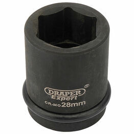 Draper 93241 28mm 3/4" Sq. Dr. Hi-Torq&#174; 6 Point Impact Socket