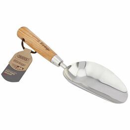 Draper 99024 Stainless Steel Hand Potting Scoop with Ash Handle