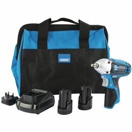Draper 99717 Storm Force&#174; 10.8V Power Interchange Impact Wrench Kit (+2 x 1.5Ah Batteries, Charger and Bag)