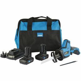 Draper 99728 Storm Force&#174; 10.8V Power Interchange Reciprocating Saw Kit (+2 x 4Ah Batteries, Charger and Bag)