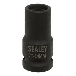 Sealey VS0985 Brake Caliper Socket 1/2"Sq Drive 14mm 7-Point