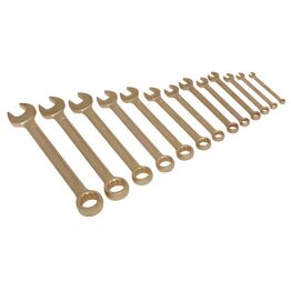 Sealey NS001 Combination Spanner Set 13pc 8-32mm - Non-Sparking